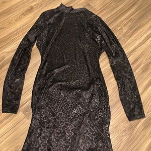 Backless Cheetah Dress